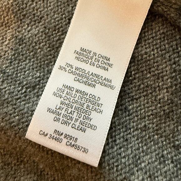 Juicy Couture Wool Cashmere Blend Grey Cardigan Size Small Button Cozy Comfy - Picture 6 of 7